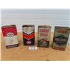 Image 1 : (4) 1 Gal Tins Esso, Gulf, BA, Prestone