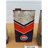 Image 3 : (4) 1 Gal Tins Esso, Gulf, BA, Prestone