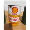 Image 3 : 2 Castrol CR - 1 Motor Oil 1 Quart Tins , Shell X