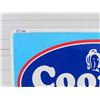 Image 2 : Cooper Tires Embossed Tin Sign 45'' x 30'' 