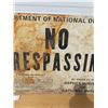 Image 3 : Department of National Defence 'No Trespassing' 