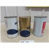 Image 2 : (3) Texaco Havoline Quartz Oil Cans 