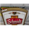 Image 2 : Schlitz Beer Plastic Light Up Sign with Motion 19'' x 21'' -Works