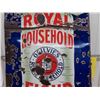 Image 3 : Ogilves Household Flour 4 Color Porcelain Sign 29'' x 47'' -Lots of Chips But Displays Nice - Corner