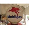 Image 9 : Vintage Looking Gas Pump by Bobs Garage Decaled Mobilgas 82'' to Top of Globe