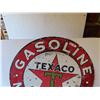 Image 3 : Texaco Motor Oil / Gasoline Porcelain 2 Sided Round Sign from