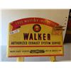 Image 2 : 1938 Walker Exhaust System Rack Topper Sign with Rack Frame 