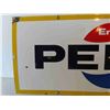 Image 2 : Pepsi Porcelain Sign Kick Plate 12'' x 29 1/2'' 