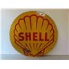 Image 1 : Shell Metal Round Bulk Fuel Tank Sign 22'' Across