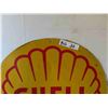 Image 2 : Shell Metal Round Bulk Fuel Tank Sign 22'' Across