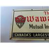 Image 3 : Wawanesa Insurance Metal Sign with Neat Graphics of Beaver