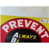 Image 2 : Imperial Tobacco 'Prevent Fires' Metal Sign 15'' x 17''