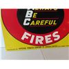 Image 4 : Imperial Tobacco 'Prevent Fires' Metal Sign 15'' x 17''