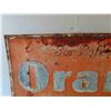 Image 2 : Orange Crush Metal Embossed Sign 19'' x 27'' -Early But Faded