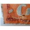 Image 3 : Orange Crush Metal Embossed Sign 19'' x 27'' -Early But Faded