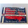 Image 1 : Wawanesa Mutual Insurance Company Metal Embossed Sign 11'' 