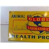 Image 2 : Globe Laboratories Animal Health Product Sign 8'' x 16''