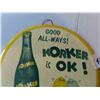 Image 2 : Korker on Cardboard Tin Round Sign 9'' Across