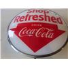 Image 3 : Coca Cola Light Up Round Sign 15'' Across