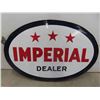 Image 1 : 1940s Imperial Double Sided Porcelain Sign with Original Porcelain