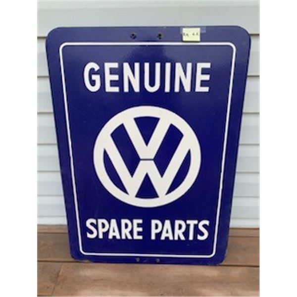 1965 Volkswagen Porcelain VW Dealer Service Genuine Spare Parts 