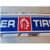 Image 3 : Cooper Tires Metal 2 Sided Sign 11 1/2'' x 48''