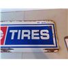 Image 4 : Cooper Tires Metal 2 Sided Sign 11 1/2'' x 48''