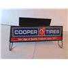 Image 3 : Cooper Tires Metal 2 Sided Display Rack Sign 3 1/2'' x 12''