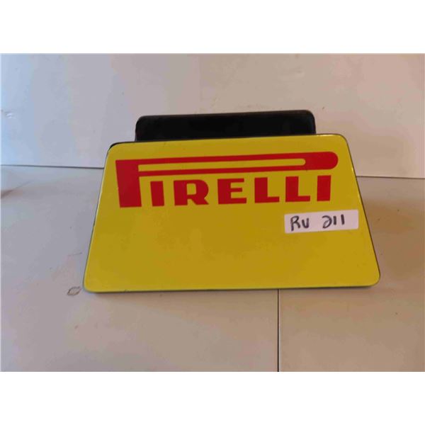 Firelli Porcelain 2 Sided Display Tire Store Sign 7 1/2'' x 15''