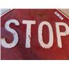 Image 2 : Metal Embossed Traffic Stop Sign 24'' Across