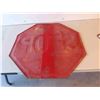 Image 3 : Metal Embossed Traffic Stop Sign 24'' Across