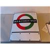 Image 1 : Bus and Coach Stop 2 Sided Flange 18'' x 21'' 