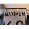 Image 2 : Traffic Sign 60 KMs 24'' x 36''