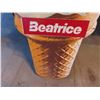 Image 4 : Beatrice Ice-cream Cone Masonite Sign 21'' Up to 47''