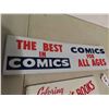 Image 3 : 2 Metal Signs : Comic 4'' x 14'' , Children Books 4'' x 9''