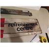 Image 3 : Coca Cola Light Metal Rough Sign 10'' x 37'' , Rough Door Bar 3