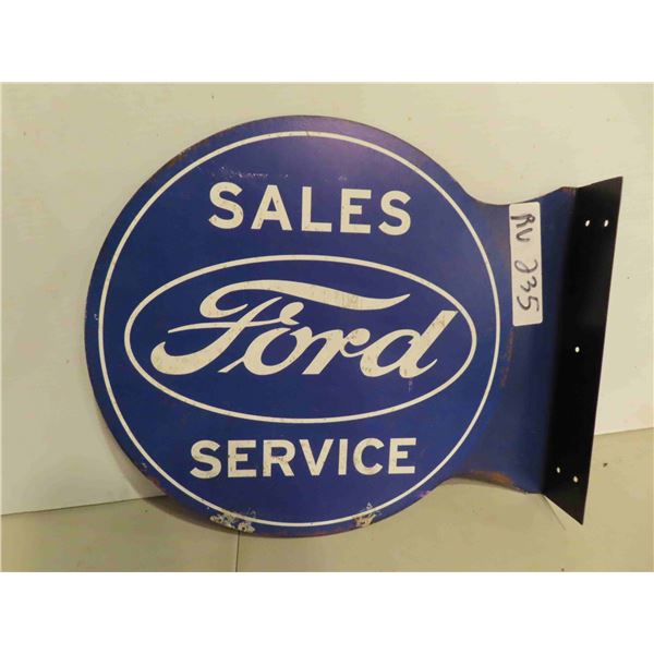 2 Sided Ford Flange 12'' x 14'' -Not Very Old