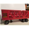 Image 3 : Structo Pressed Metal Livestock Hauler Truck and Trailer 21'' x 7'' 