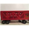 Image 7 : Structo Pressed Metal Livestock Hauler Truck and Trailer 21'' x 7'' 