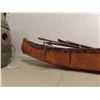 Image 3 : Old Birch Handmade Canoe Display 35'' Long x 4'' x 9''