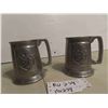 Image 1 : 2 Canadian Pacific Cast Metal Mugs 