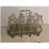 Image 1 : 8 Milk Bottles with Carrier