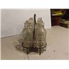 Image 2 : 8 Milk Bottles with Carrier