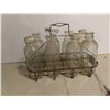 Image 3 : 8 Milk Bottles with Carrier
