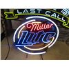 Image 3 : Rusty's Last Call Miller Lite Neon Sign 4 Colors 28'' x 32'' 