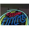 Image 2 : Miller Lite Neon Sign 4 Colors 18'' x 18''