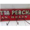 Image 3 : Gutta Percha Metal Embossed Fan Belt Rack 7'' x 35'' 