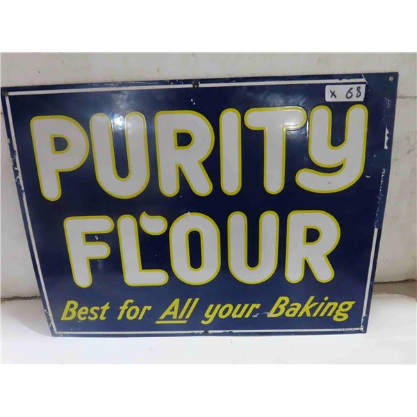 Purity Flour Porcelain Sign 24'' x 18''