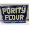 Image 1 : Purity Flour Porcelain Sign 24'' x 18''