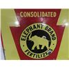 Image 3 : Elephant Brand Fertilizers Porcelain Dealer Sign 18'' x 24''